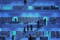 藍色的市立圖書館