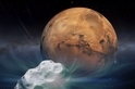 彗星逼近火星，軌道探測器當心！