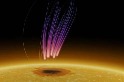 天文學家首次發現太陽上的極光