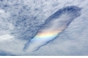 澳洲東南部驚現彩虹穿洞雲奇景