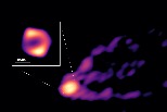 首次同時拍攝到M87黑洞吸積流和強大噴流