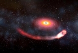 神祕重力波顯示，我們可能首度目擊黑洞吞噬死亡恆星