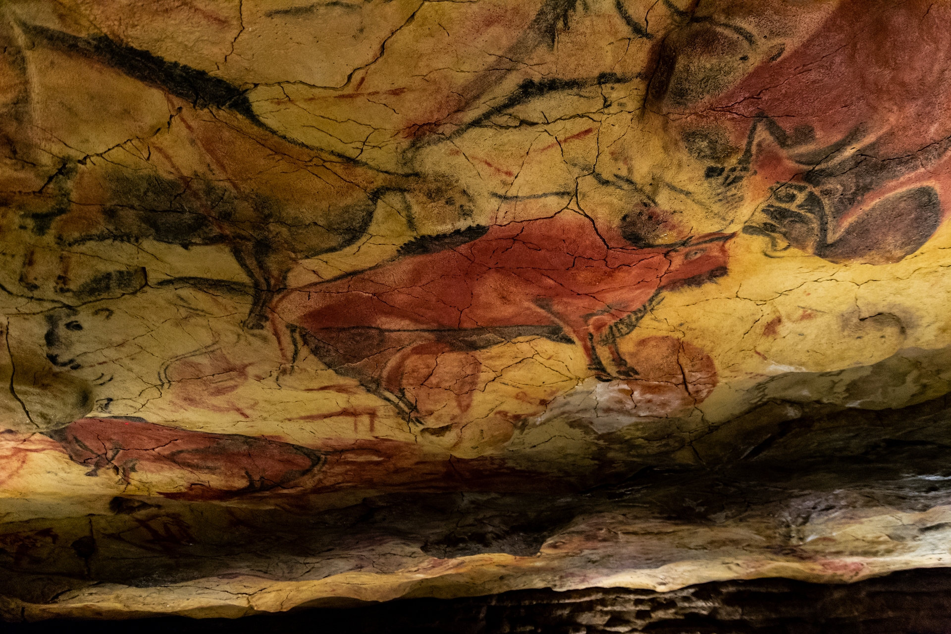 西班牙阿爾塔米拉洞壁畫的複製品