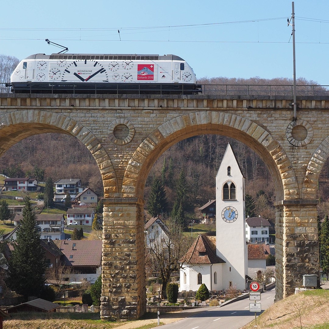 瑞士鐵道之旅 看見旅行的精準度