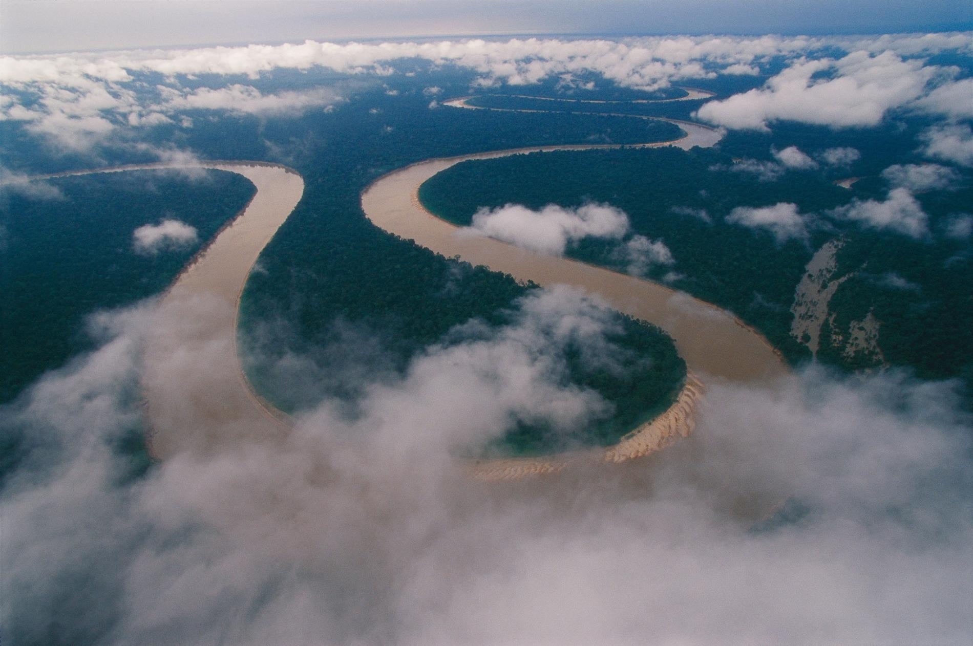 伊塔瓜伊河（Itaquaí River）蜿蜒穿過巴西最西邊的亞馬遜地區，深入查瓦利溪谷原住民保留區（Javari Valley Indigenous Territory）；在這個廣大的保留區內，有著全球最遺世獨立的未接觸部落。醫療專家和人權倡議團體擔心，假如新型冠狀病毒傳播到這些原住民部落中，可能會發生滅族慘劇。他們呼籲巴西政府採取緊急應變行動保護這些脆弱的部落，不要讓外人進入原住民領域。PHOTOGRAPH BY NICOLAS REYNARD, NAT GEO IMAGE COLLECTION 