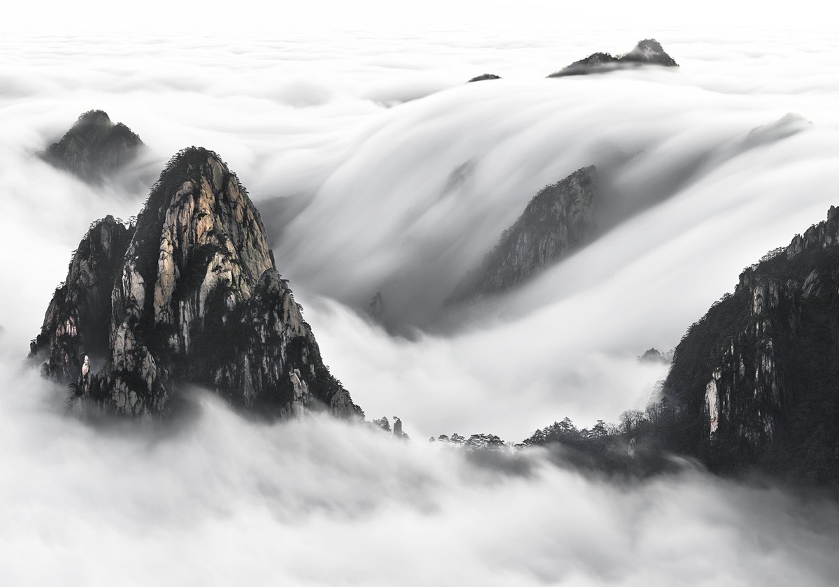 黃山雲瀑