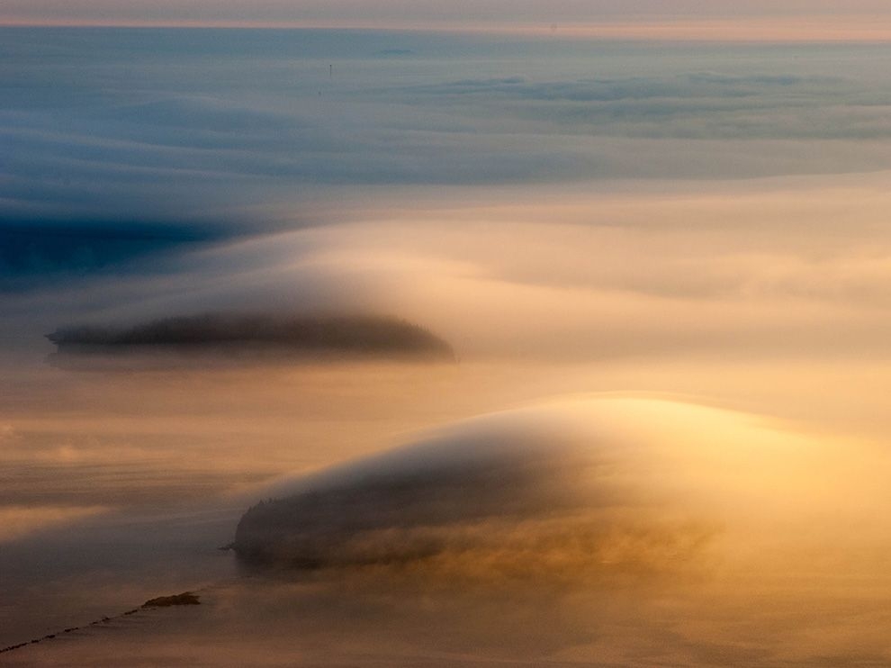 阿卡迪亞國家公園：霧氣