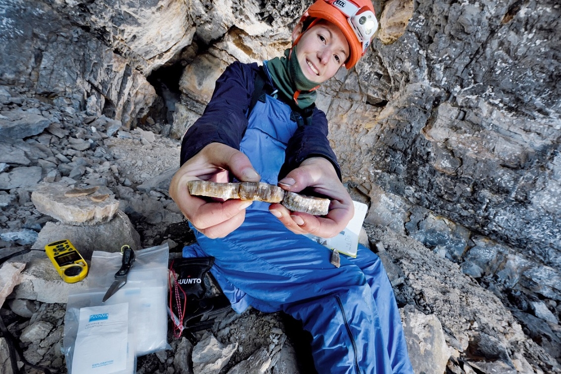 來自英國的吉娜•莫茲里（Gina Moseley），計劃對地球最北端的洞穴進行首次探險，促進人類對北極地區氣候變化的了解 ©Robbie Shone