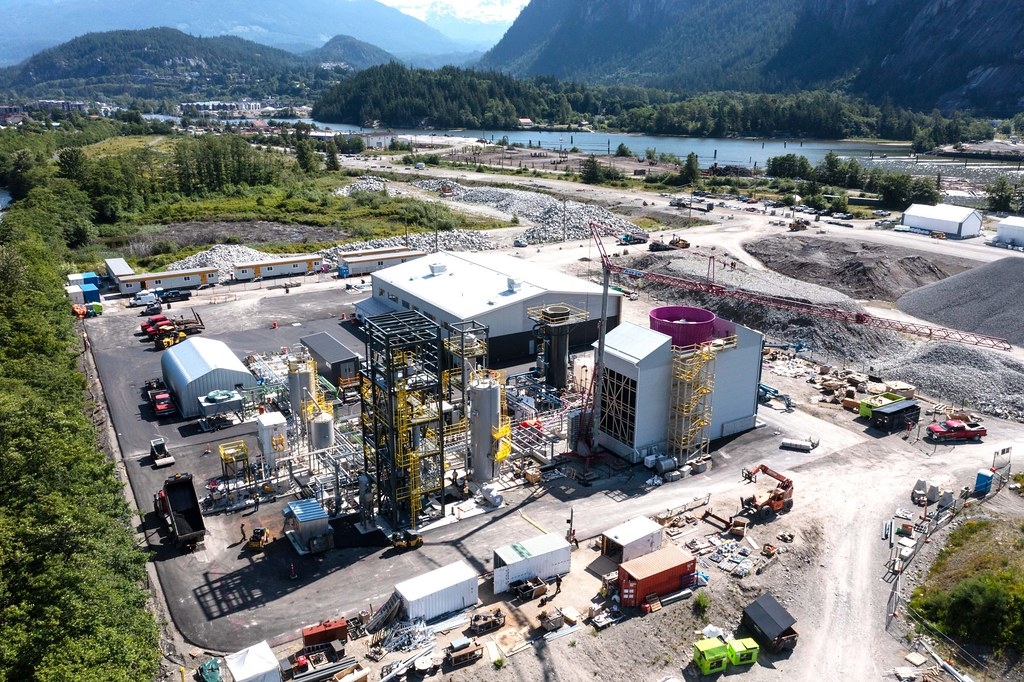 加拿大吸碳新創Carbon Engineering公司在不列顛哥倫比亞省建造的新創中心。照片來源：Carbon Engineering新聞稿
