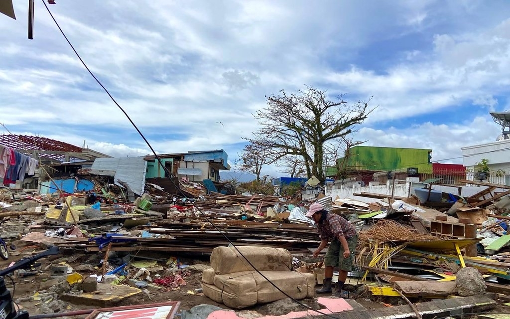 超級颱風雷伊重創菲律賓，造成400多人死亡、近700萬人失去家園或工作。圖片來源：Jenny Gacutno／Oxfam