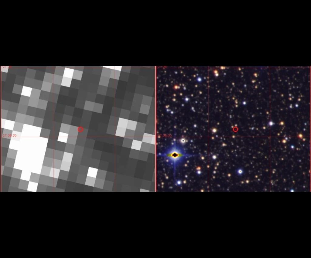 克卜勒太空望遠鏡和加法夏望遠鏡探測到的信號。