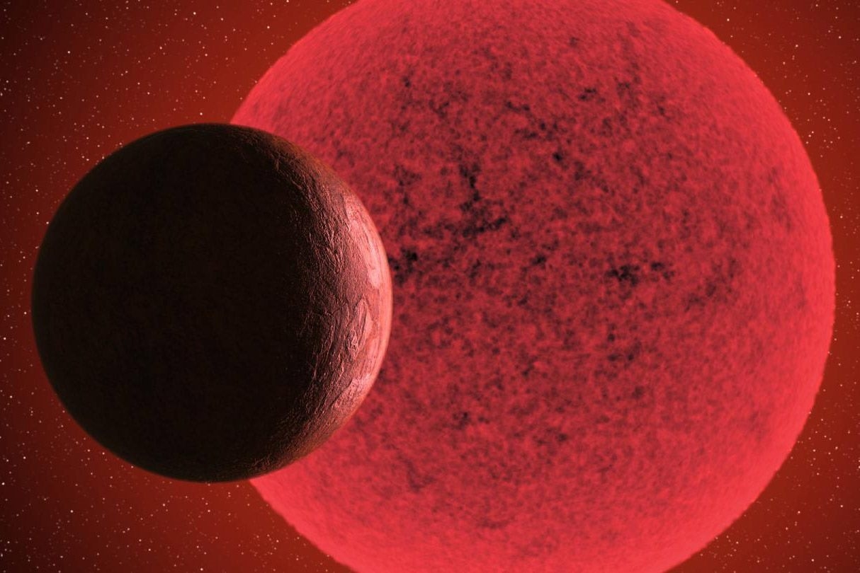 天文學家發現了一顆名為Ross 508b的超級地球，位於距離地球約36.5光年的紅矮星適居帶附近。（此為藝術家的想像圖）