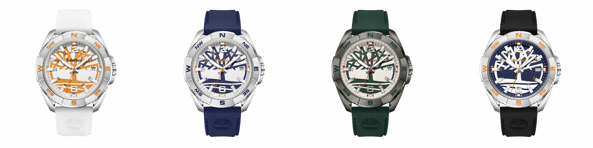 集品牌數年製錶靈感之大成的TIMBERLAND WATCH探索系列，透過多款式撞色的同步登場。