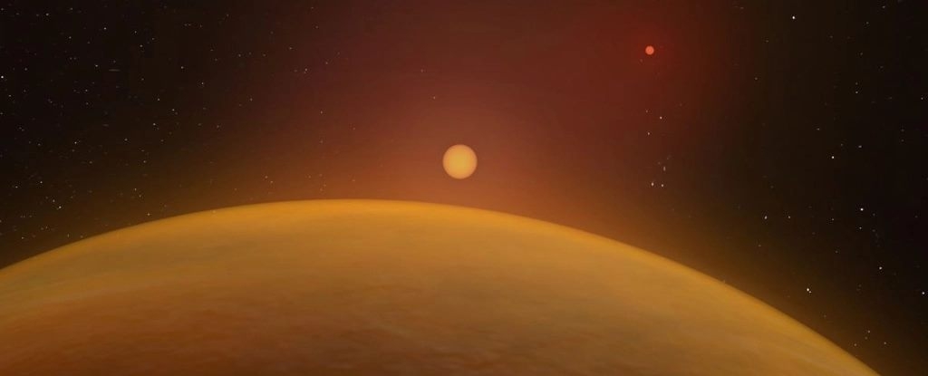 天文學家首次建立了一顆繞雙星運行的行星3D立體模型。