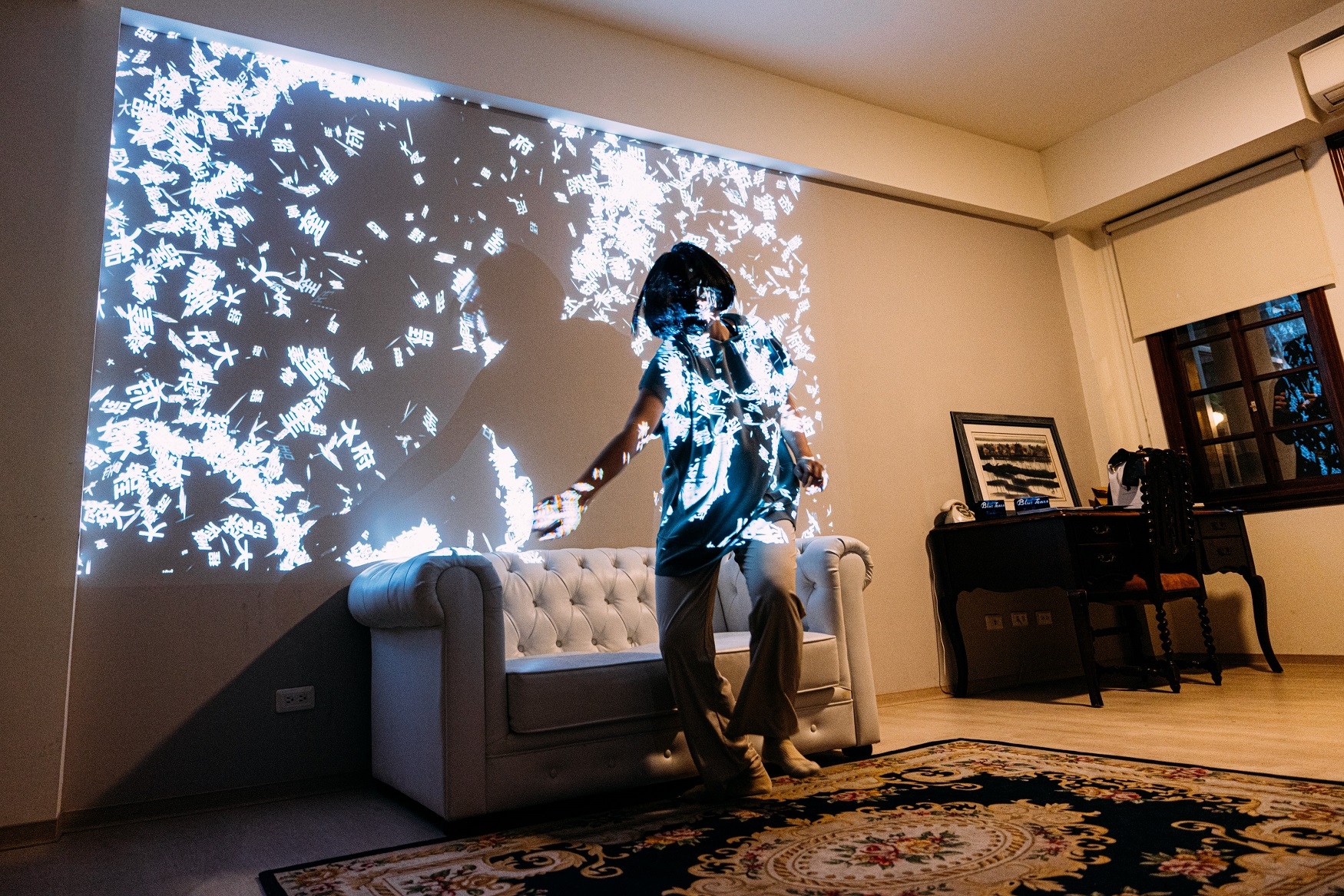 2022大稻埕國際藝術節運用ViewSonic投影技術為科技舞蹈講座帶來更多互動。
