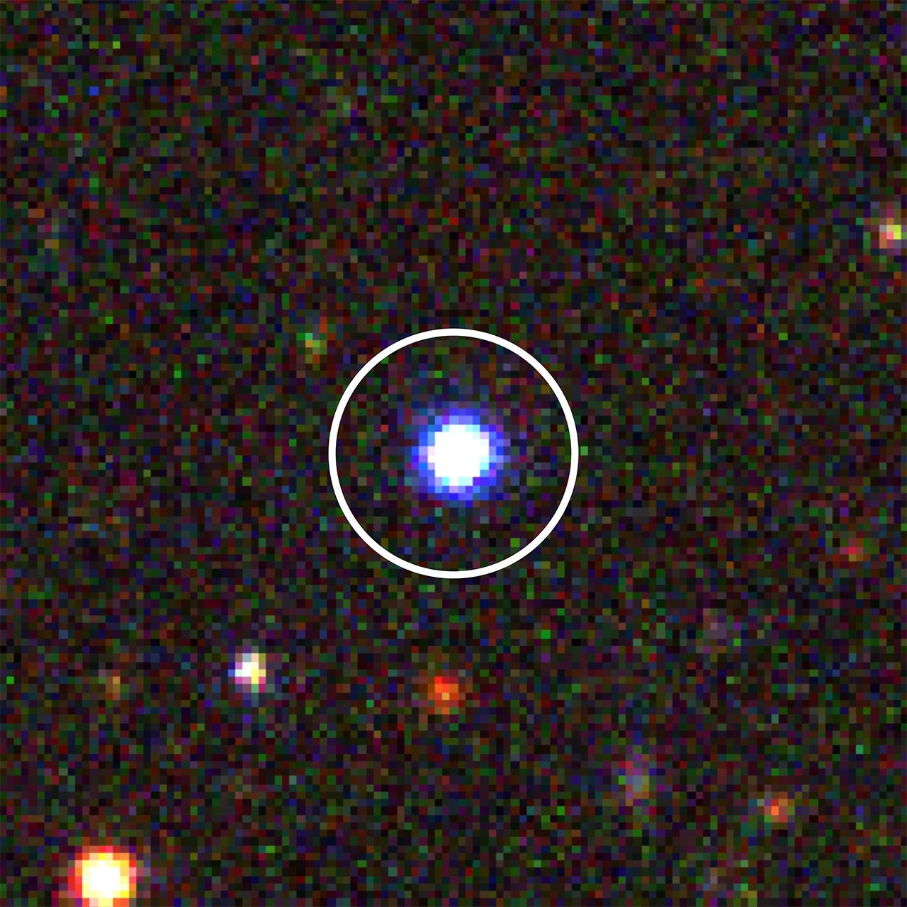 昴星團望遠鏡拍攝到的藍色過量塵埃遮蔽星系。(Credit: NAOJ/HSC Collaboration)