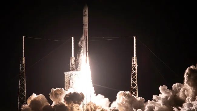 聯合發射聯盟的新型火神運載火箭於2024年1月8日發射遊隼月球登陸器。圖片來源：ULA