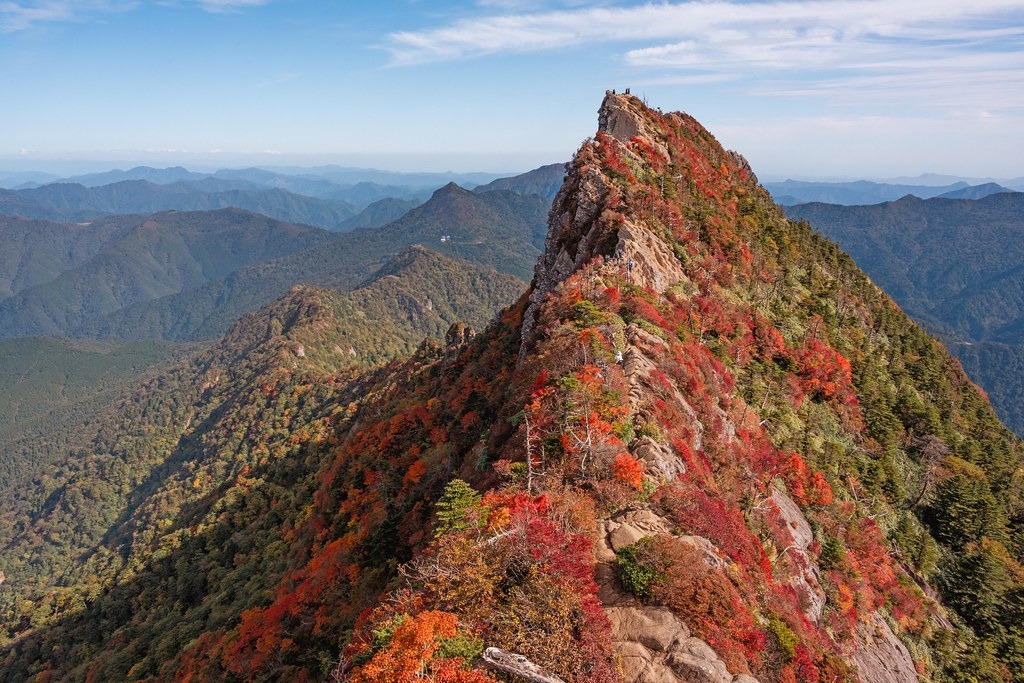  日本石錘山。攝影：吳士緯