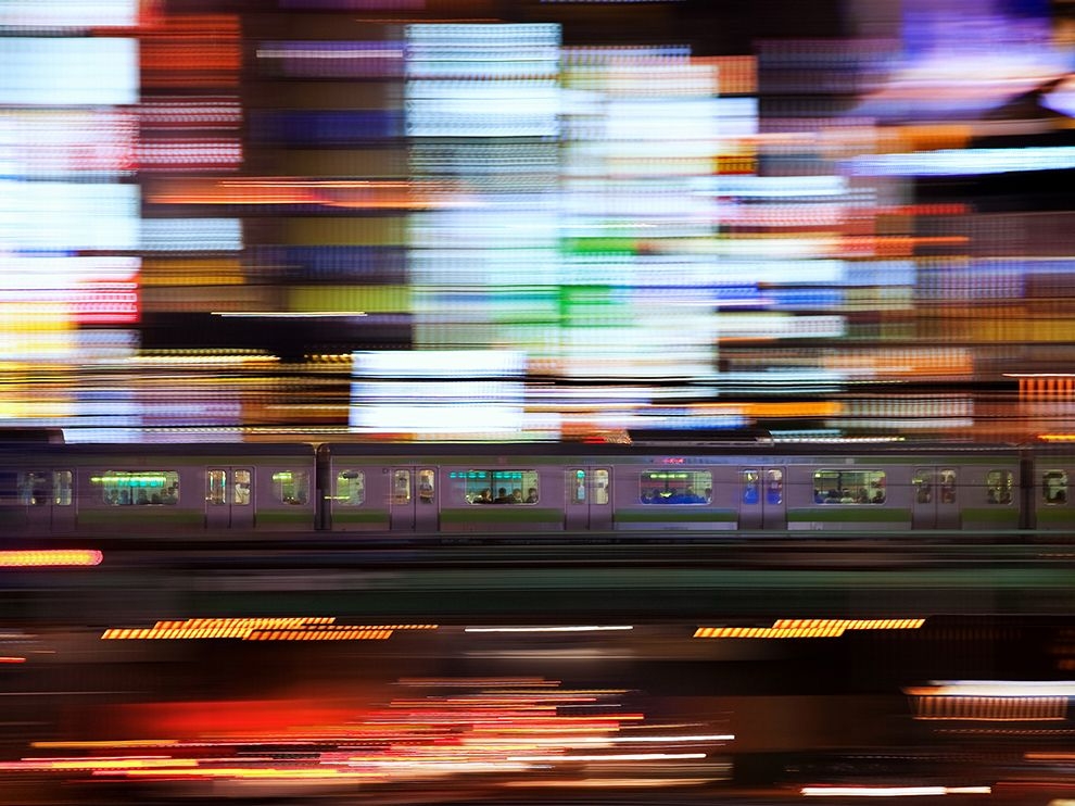 東京：通勤電車