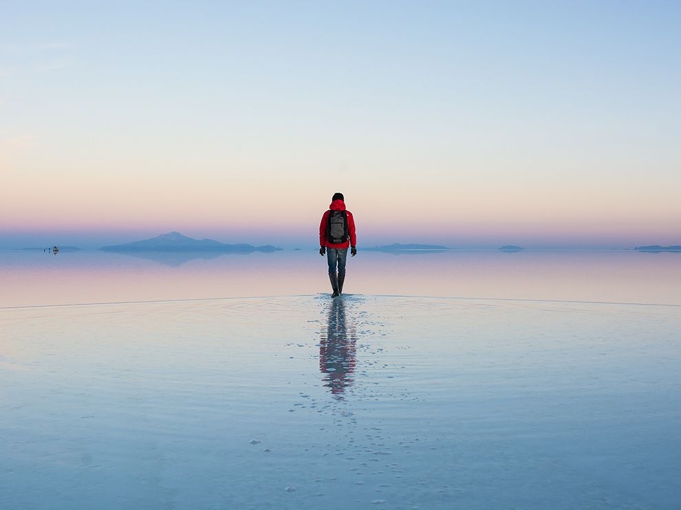 一個人的日出：烏尤尼鹽沼