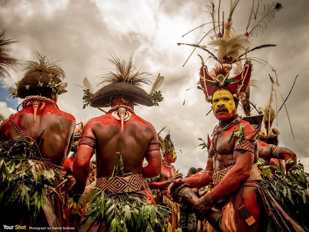 巴布亞新幾亞(Papua New Guinea)的 Huli Wigmen 部落