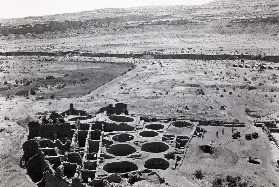 普韋布洛波尼托遺址已發掘的東南部分。PHOTOGRAPH BY NEIL M. JUDD, NAT GEO IMAGE COLLECTION
