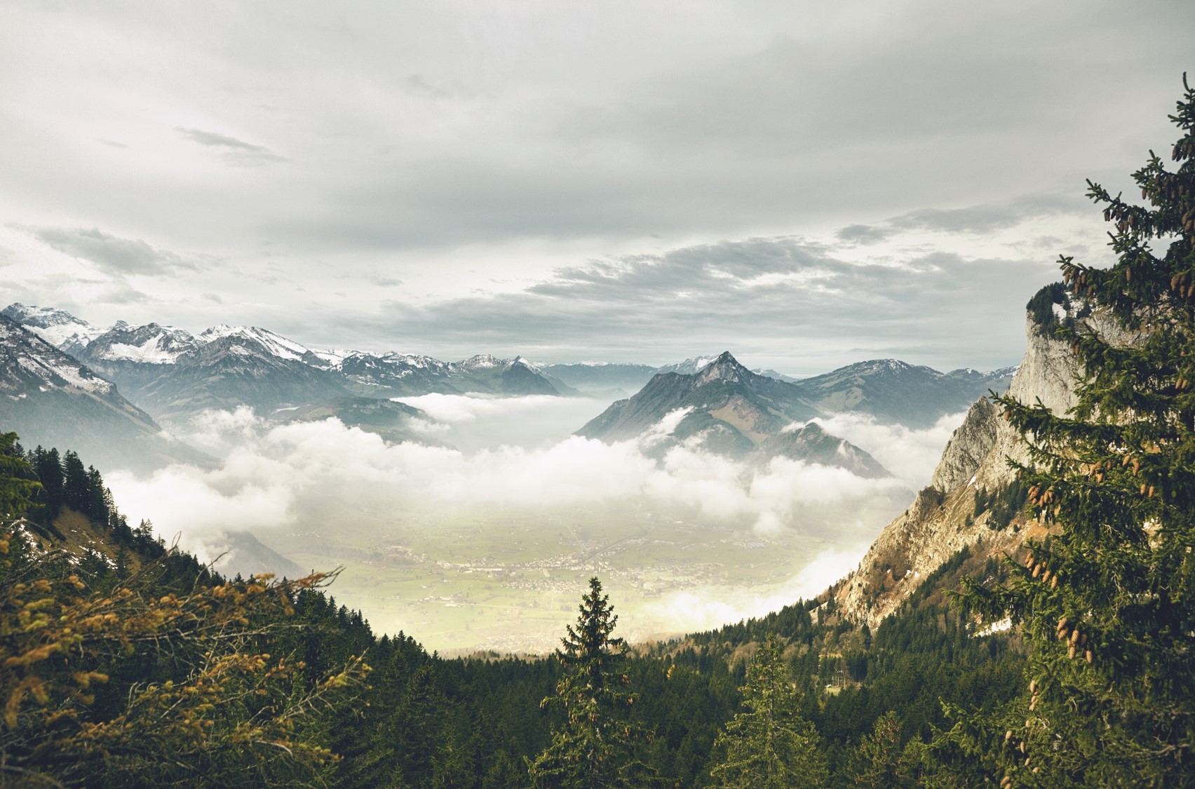 瑞士山景