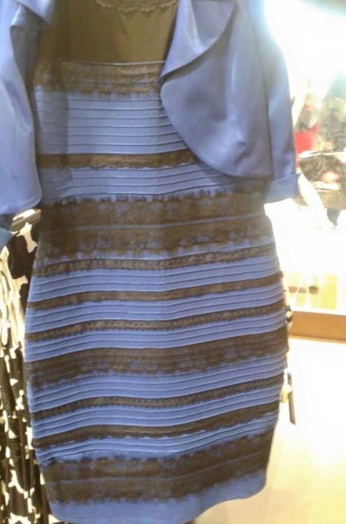 那件洋裝到底是藍色還是白色的?為什麼我們看到的顏色不一樣