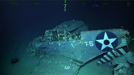 美著名航母二戰沉沒 76年後殘骸被發現