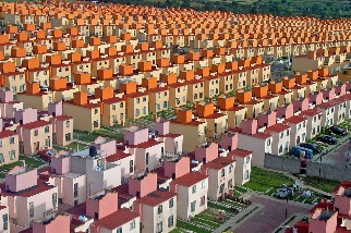 墨西哥的市郊住宅