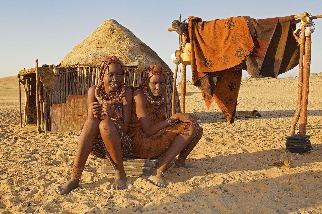 納米比亞的辛巴族女孩