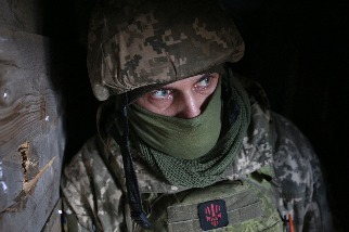 俄羅斯侵犯烏克蘭，照片展現出混亂情景