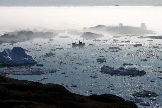北極圈的漁船