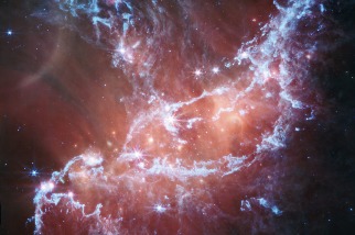 韋伯捕捉到NGC 346中紅外線影像