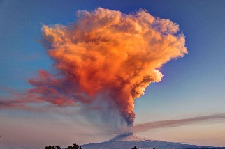 埃特納火山的日出