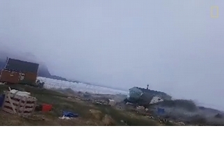 驚天動地！罕見海嘯侵襲格陵蘭一處村落