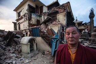 父子檔攝影師　聯手記錄尼泊爾殘破家園