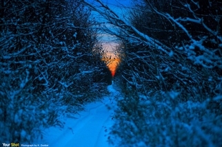 冬夜漫步