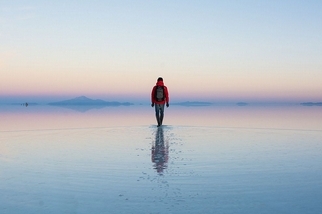 一個人的日出：烏尤尼鹽沼
