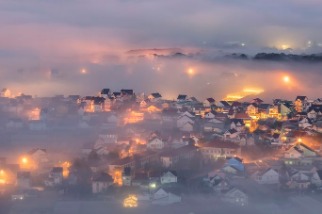 多霧的城鎮