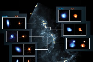 天文學家在獵戶座分子雲中發現原行星盤