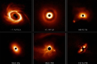 南雙子座望遠鏡行星攝影機探測到年輕恆星周圍的原行星盤