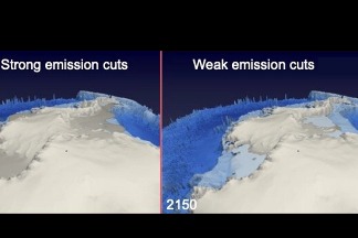 研究顯示，兩極的冰架可能會比預期更快融化