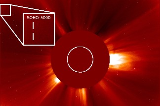SOHO發現第5000顆彗星