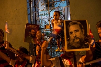古巴國葬的送行者們