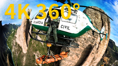 4K 360° VR：西班牙山難救援