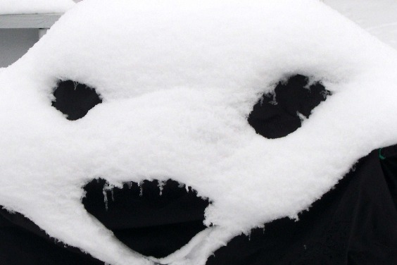 雪做的面具