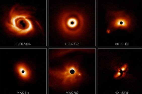 南雙子座望遠鏡行星攝影機探測到年輕恆星周圍的原行星盤
