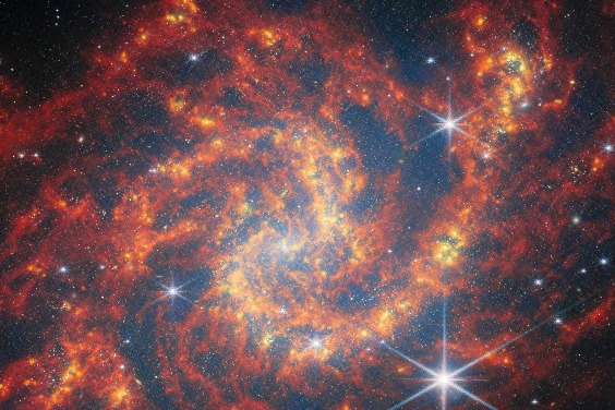 韋伯新影像！NGC 2283展現恆星誕生與死亡