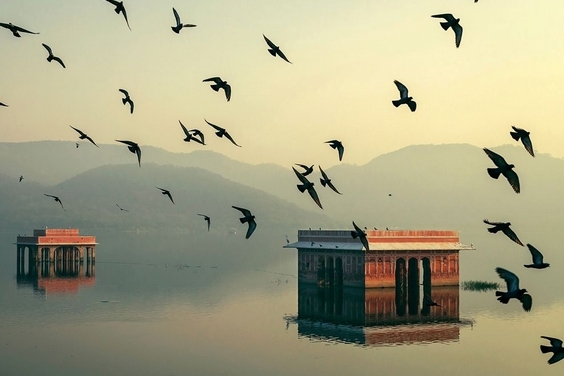 印度：水上皇宮